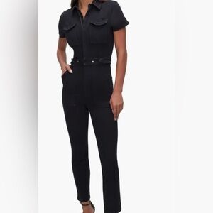 Good American Women's Black  Fit to Success  Jumpsuit